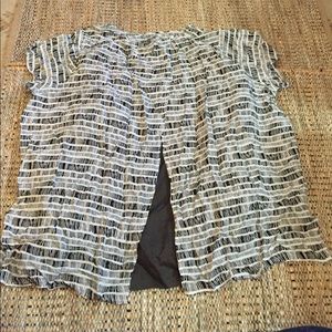 NWT Old Navy Cross Open Back Shirt